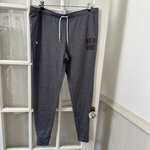 Under Armour Jogger Boston University Pants Gray Fleece Lined Women's XL